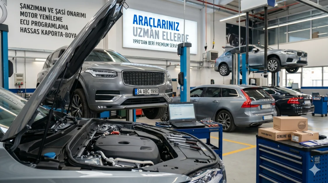 Yeni model Volvo XC90 — V Mekanik özel servis
